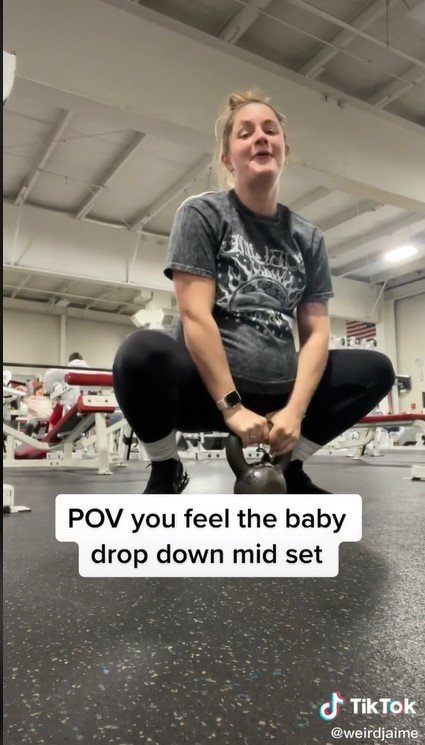 Picture of Jaime during her workout session | Source: tiktok/weirdjaime