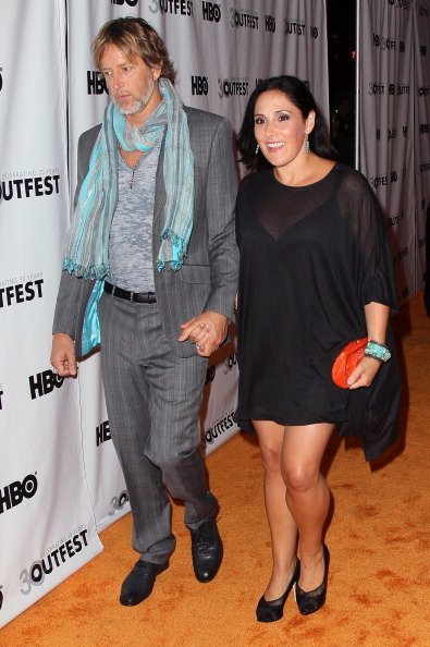 Actress Ricki Lake (R) and husband Christian Evans attend the 2012 Outfest opening night gala screening of "VITO" at the Orpheum Theatre on July 12, 2012 in Los Angeles, California | Photo: Getty Images