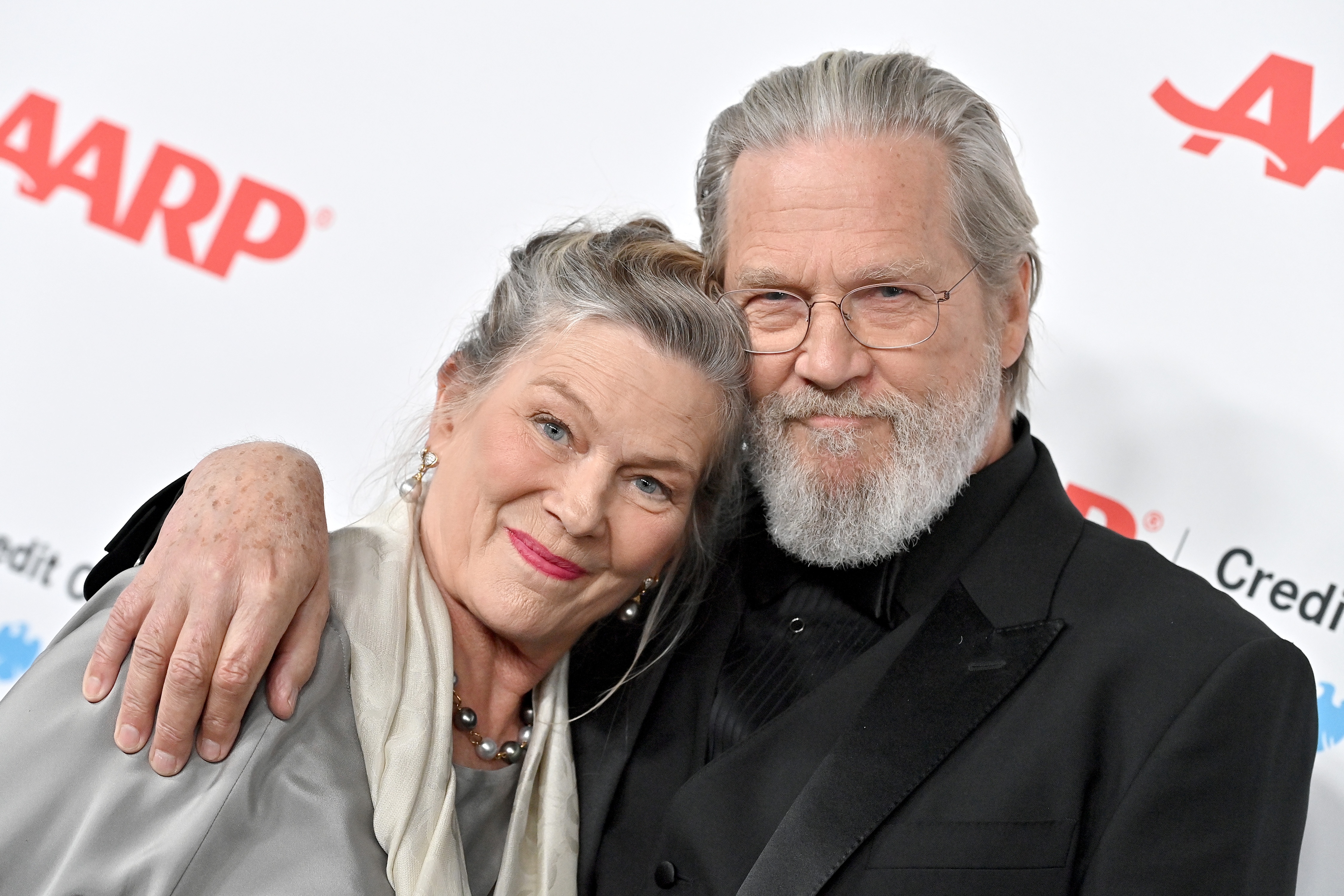 Susan and Jeff Bridges attend the "AARP The Magazine's" 21st Annual Movies For Grownups Awards in Beverly Hills, California, on January 28, 2023. | Source: Getty Images