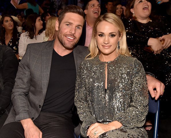 Mike Fisher and Carrie Underwood at the 2018 CMT Music Awards in Nashville, Tennessee. | Photo: Getty Images