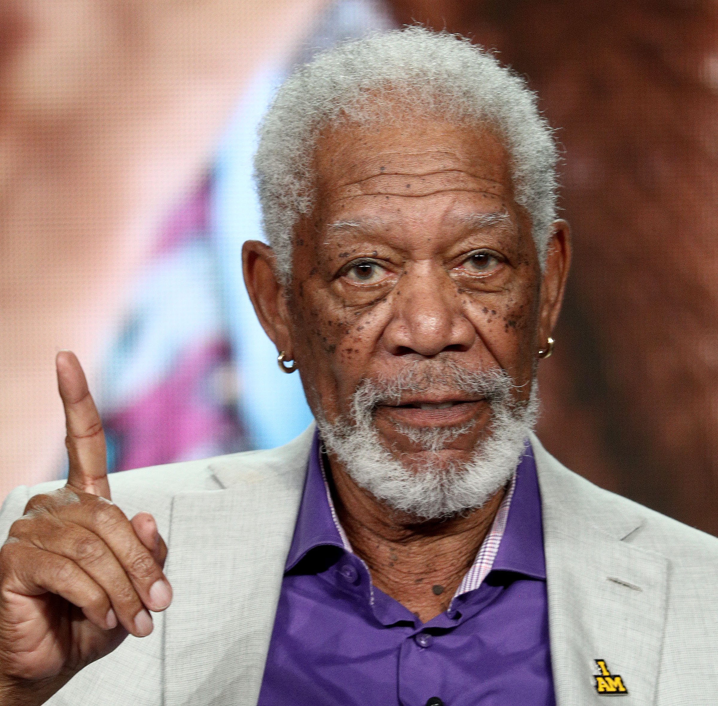 Morgan Freeman during the National Geographic segment of the 2019 Winter Television Critics Association Press Tour in LA on Feb. 10, 2019. | Photo: Getty Images