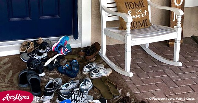 Mom's tearful message about 'shoes on the front porch' goes viral