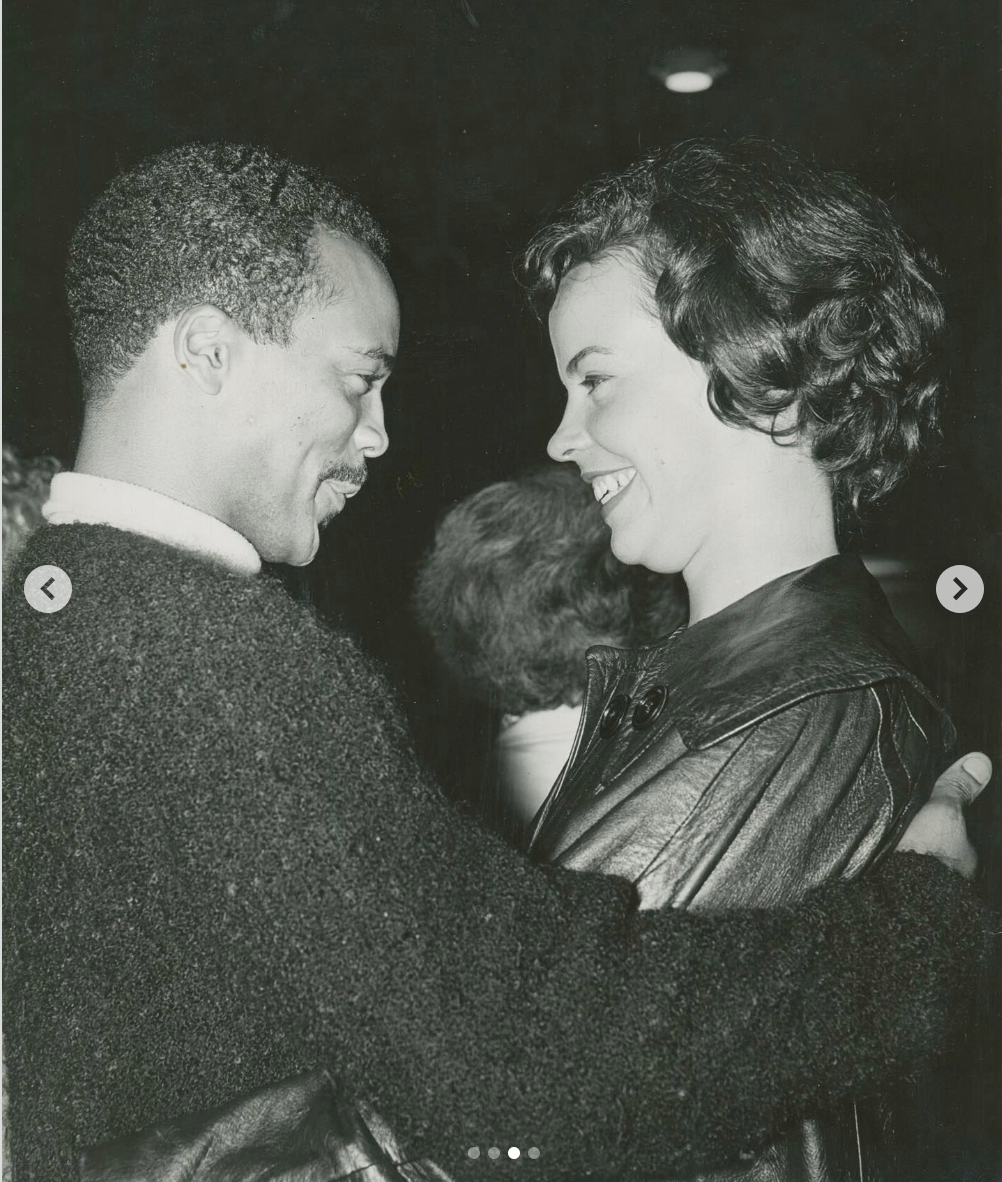 Quincy Jones with his first wife Jeri Caldwell, as seen in a photo dated November 24, 2021 | Source: Instagram/quincyjones