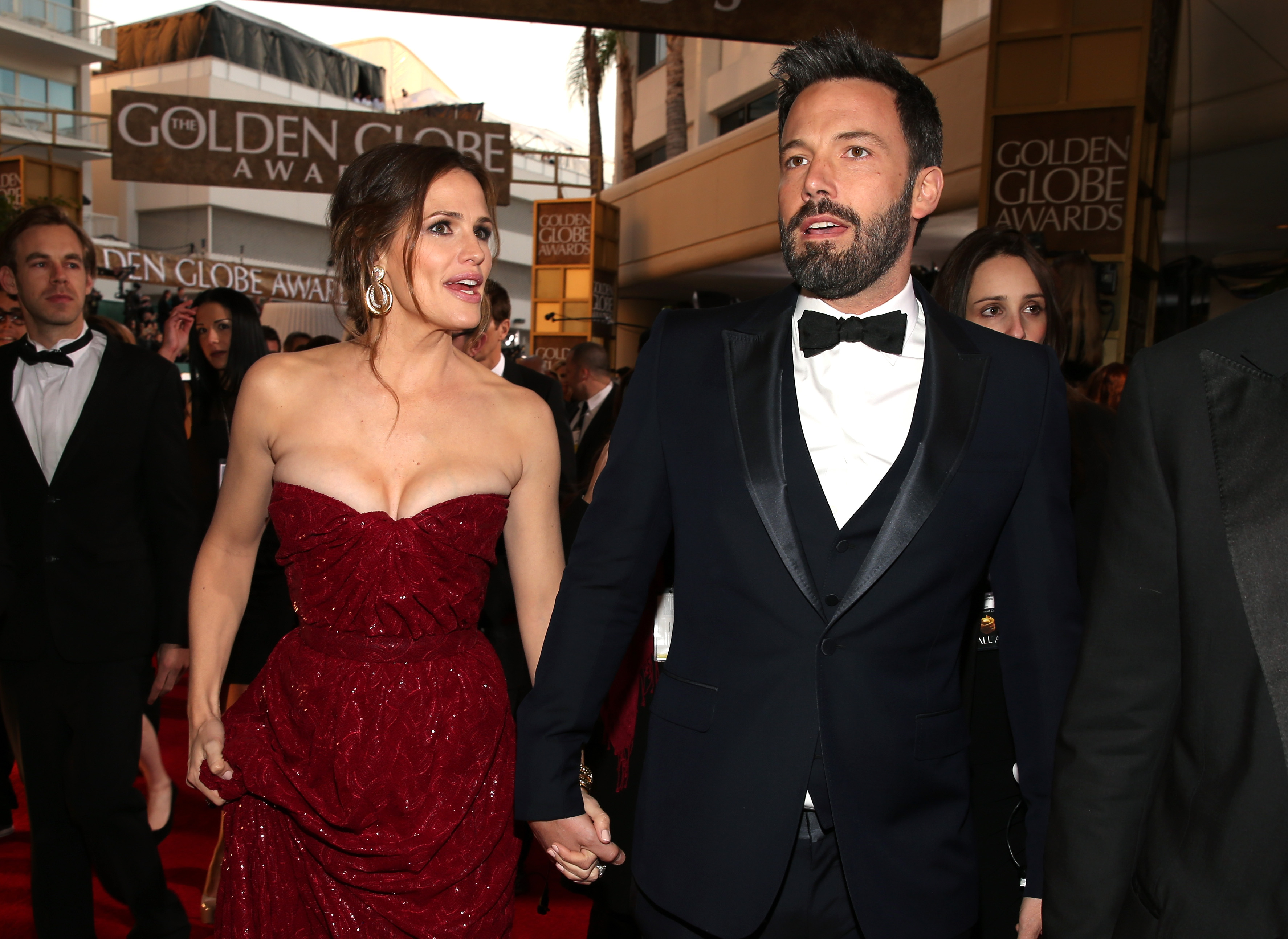 Jennifer Garner and Ben Affleck at the 70th Annual Golden Globe Awards on January 13, 2013 | Source: Getty Images