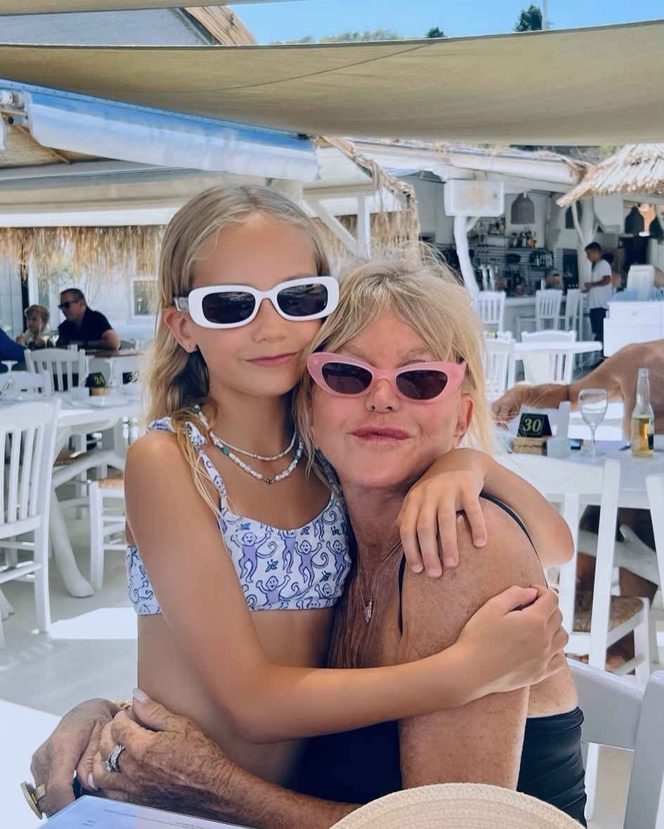 Rio Hudson and Goldie Hawn from a post dated June 25, 2024. | Source: Instagram/goldiehawn