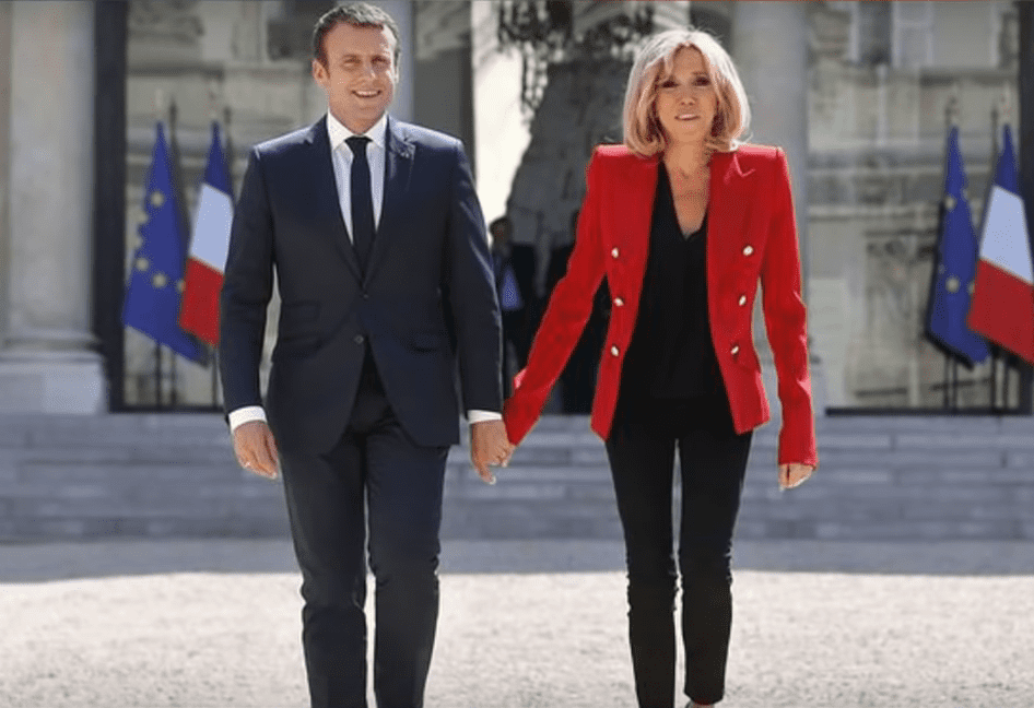 Emmanuel et Brigitte Macron. | Youtube/France 24/7