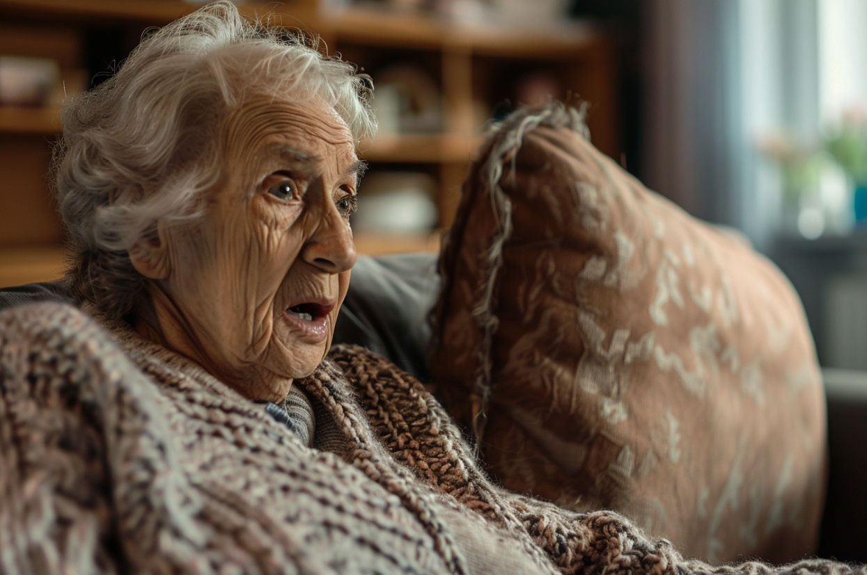 A shocked elderly woman | Source: Pexels