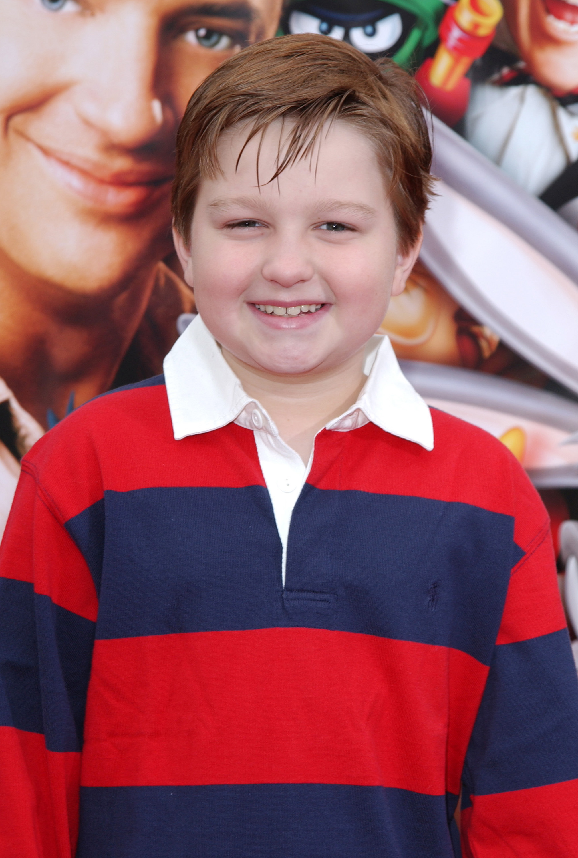 Angus T. Jones the Premiere of "Looney Tunes Back In Action" in Los Angeles in 2003 | Source: Getty Images