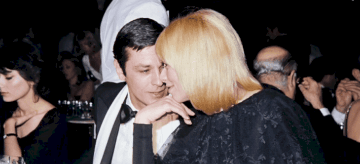 Alain Delon et Mireille Darc. l Source : Youtube / Europe1