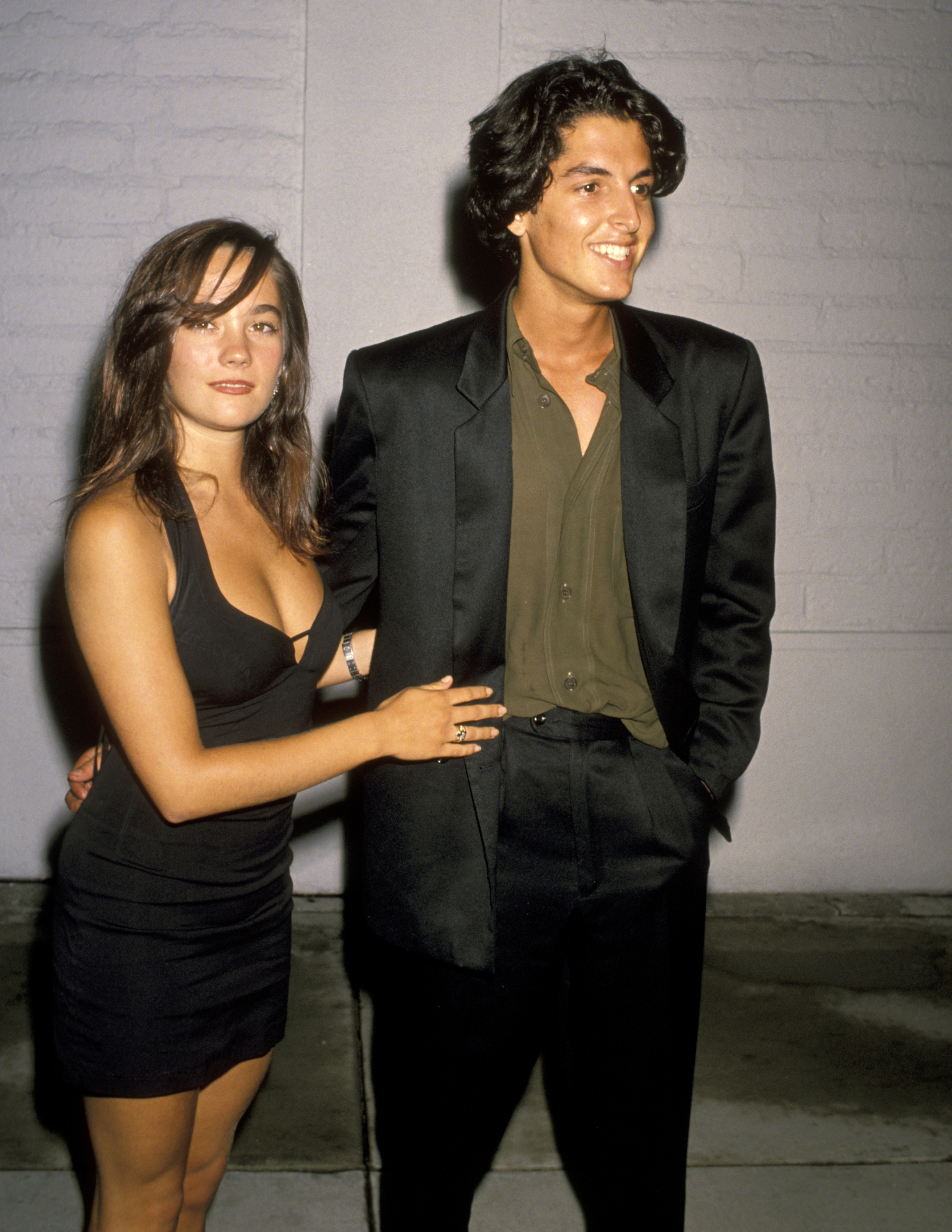 Natasha Gregson Wagner and Josh Evans during "The Two Jakes" Los Angeles Premiere - After Party at Chasen's on August 6, 1990 in Beverly Hills, California. | Source: Getty Images