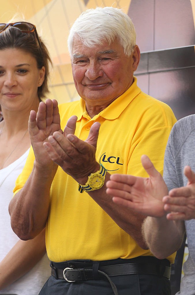 Raymond Poulidor après la dix-septième étape du Tour de France 2014 | Getty Images