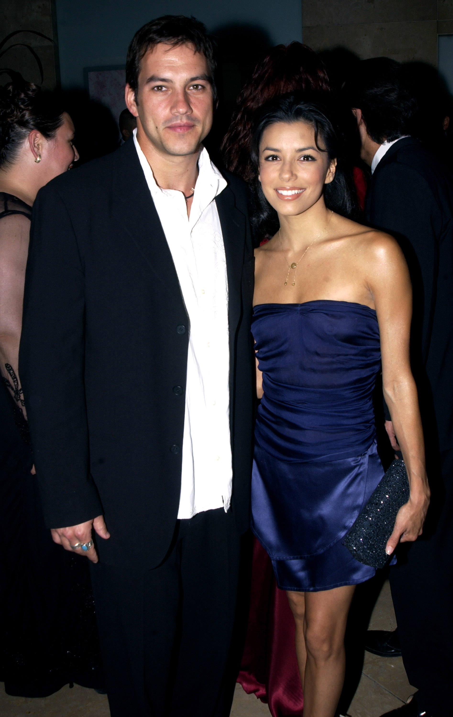 Tyler Christopher and Eva Longoria at the 33rd Annual Nosotros Golden Eagle Awards on July 26, 2003 | Source: Getty Images