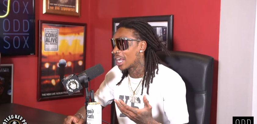 Wiz Khalifa speaks about fitness, discipline, and his workout routine during an appearance on "The Bootleg Kev Podcast" in a video published on August 13, 2022. | Source: YouTube/Bootleg Kev