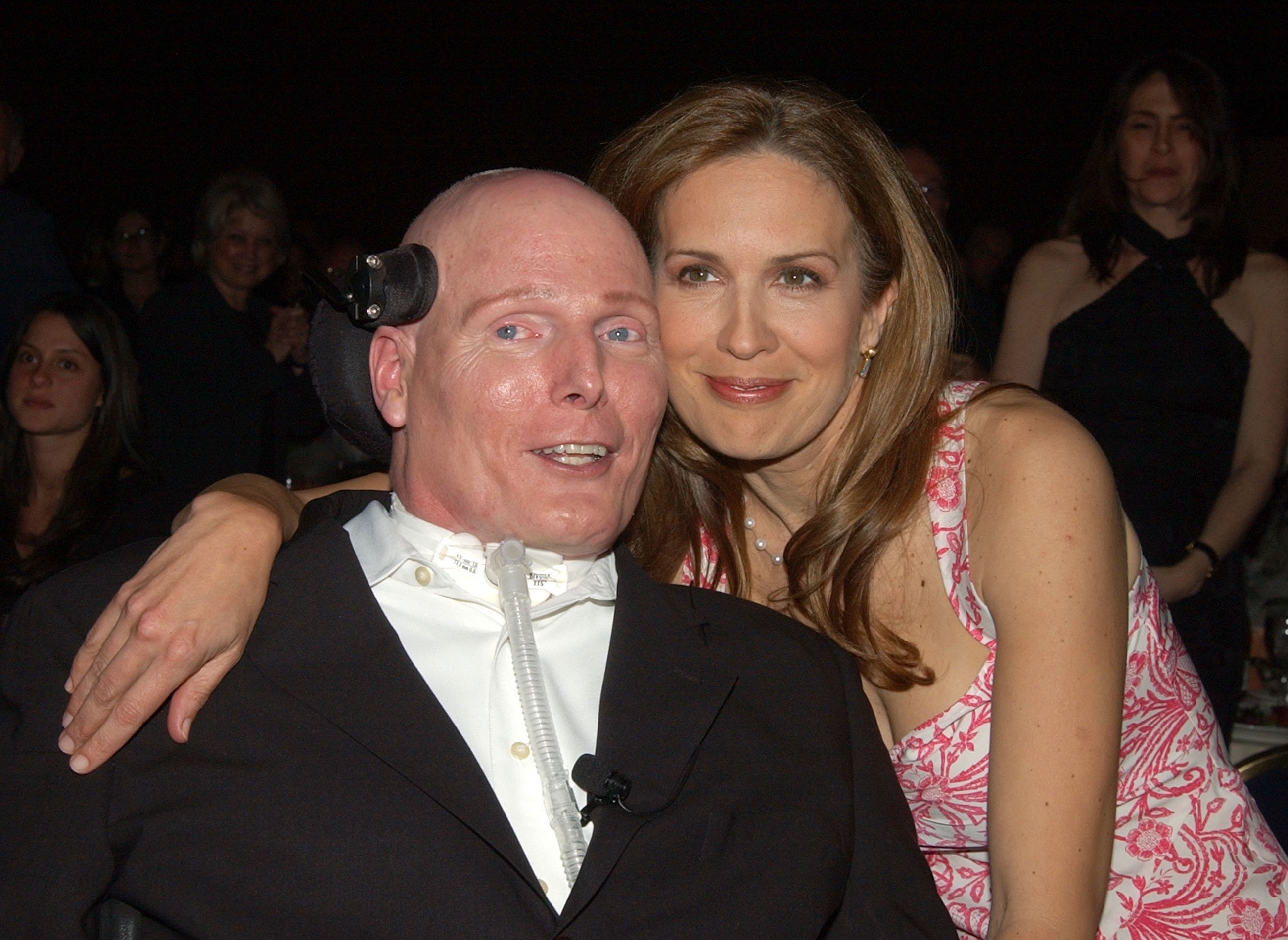 Christopher Reeve and Dana Reeve in New York in 2003. | Source: Getty Images 