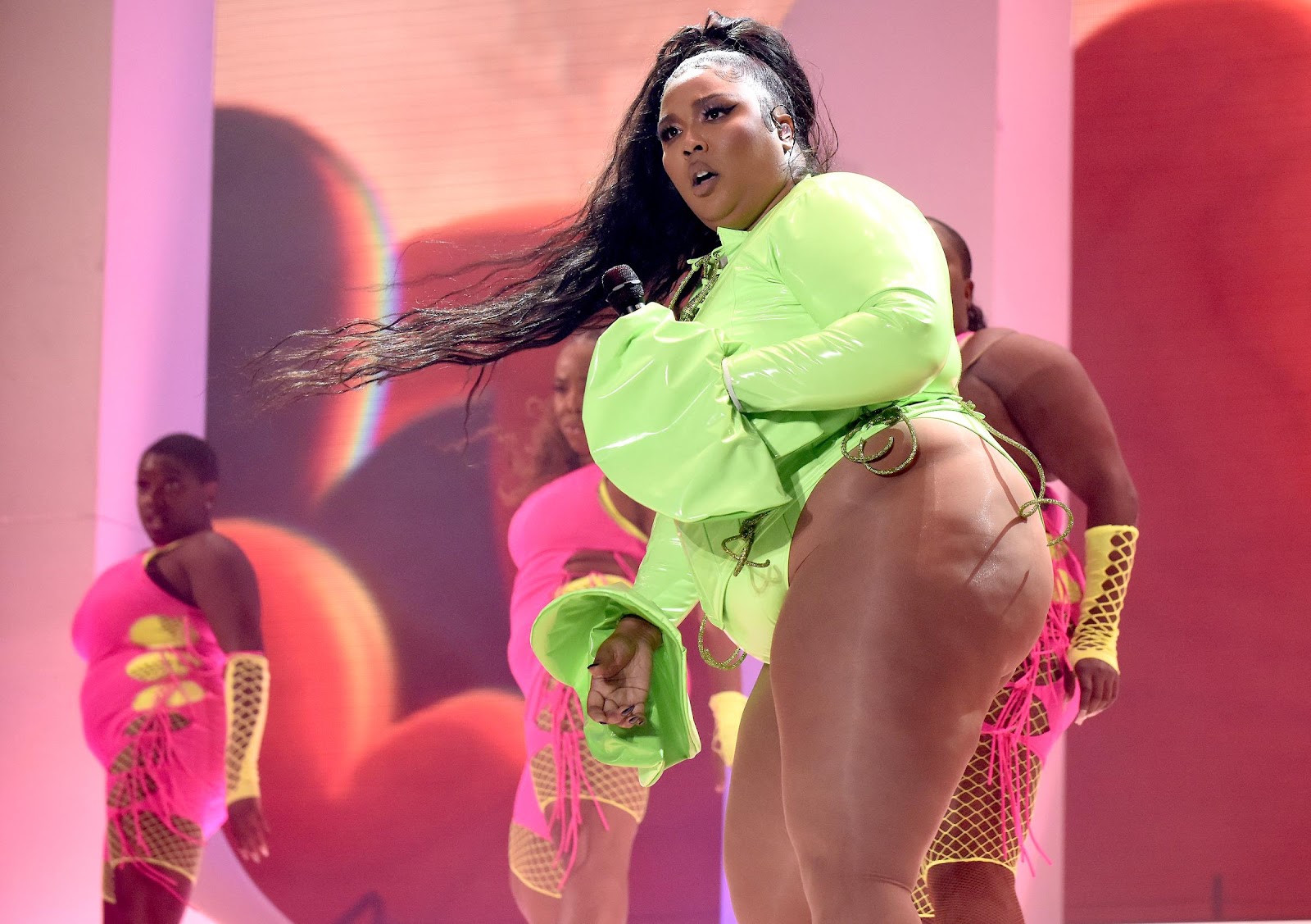 Lizzo performs during the Outside Lands Music and Arts festival on October 30, 2021, in San Francisco, California. | Source: Getty Images