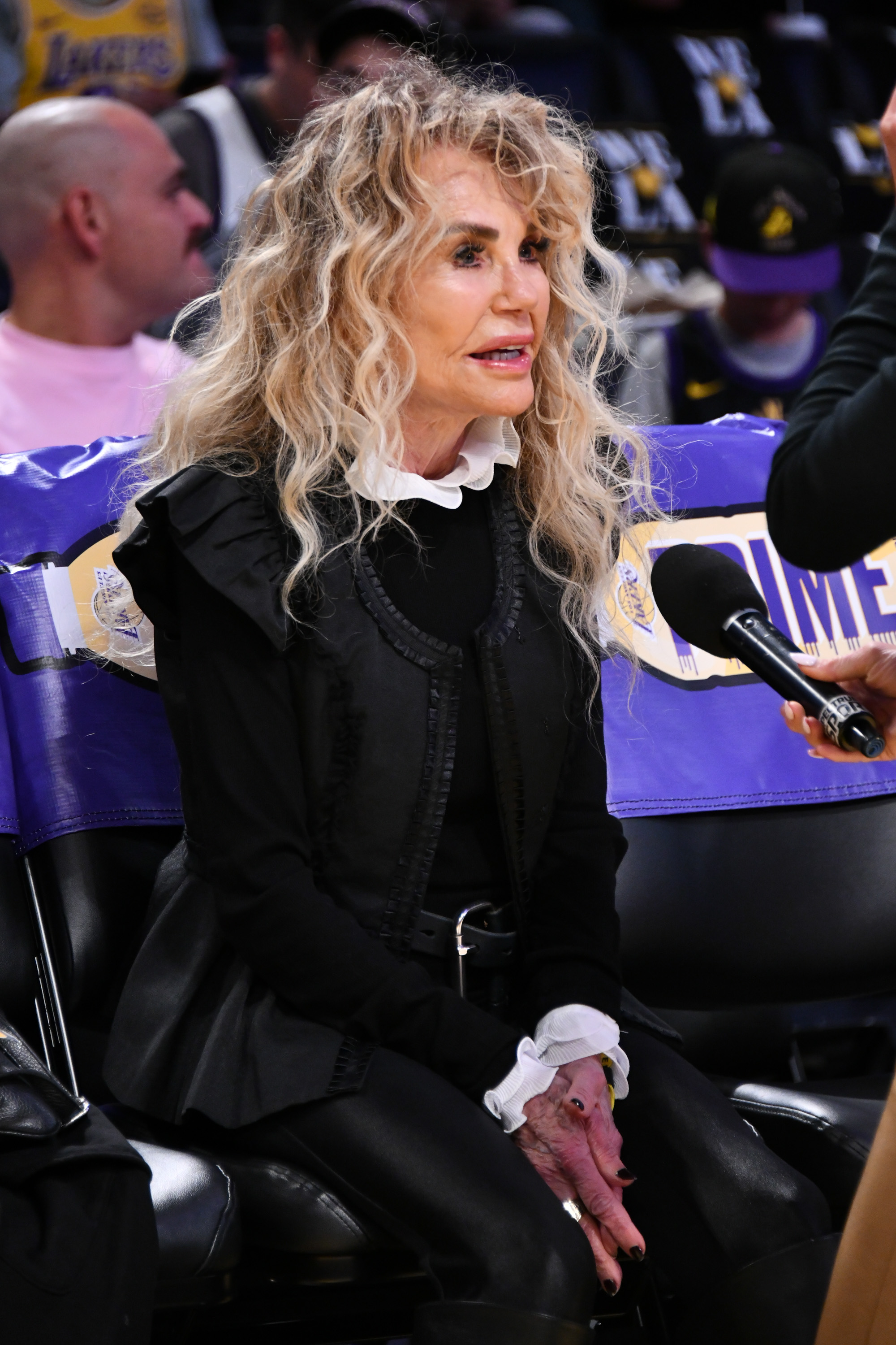 Dyan Cannon attends a basketball game between the Los Angeles Lakers and the New Orleans Pelicans on March 04, 2025 in Los Angeles, California. | Source: Getty Images