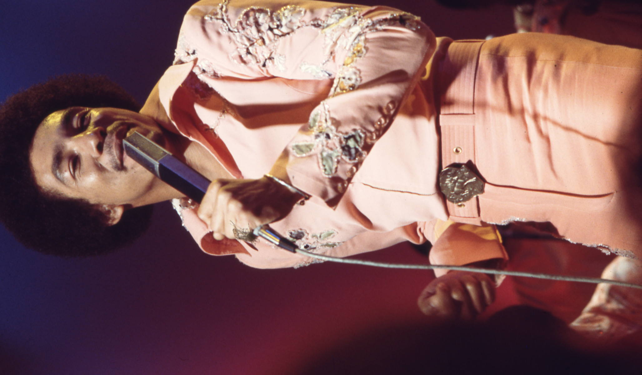 Smokey Robinson performing on "Soul Train" on June 14, 1975. | Source: Getty Images