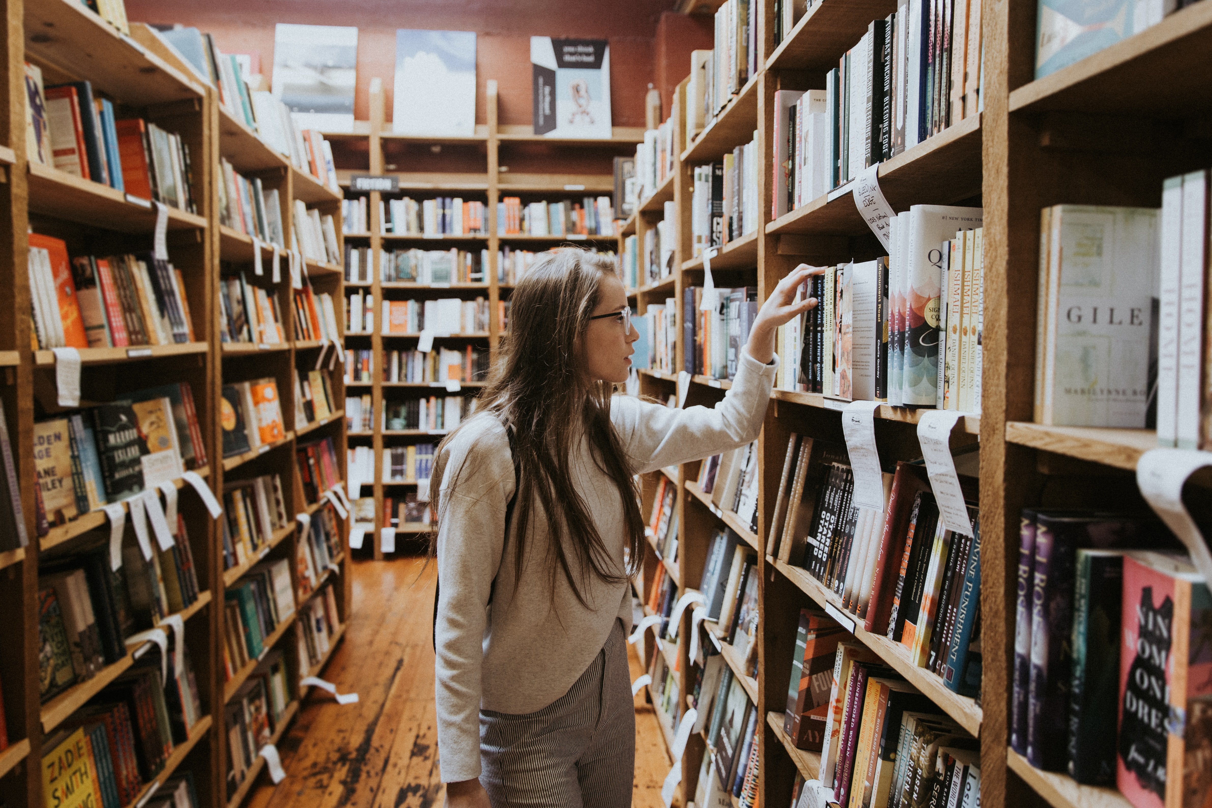 Janet worked as a librarian for 15 years, surrounded by what she loved the most -- books. | Source: Unsplash