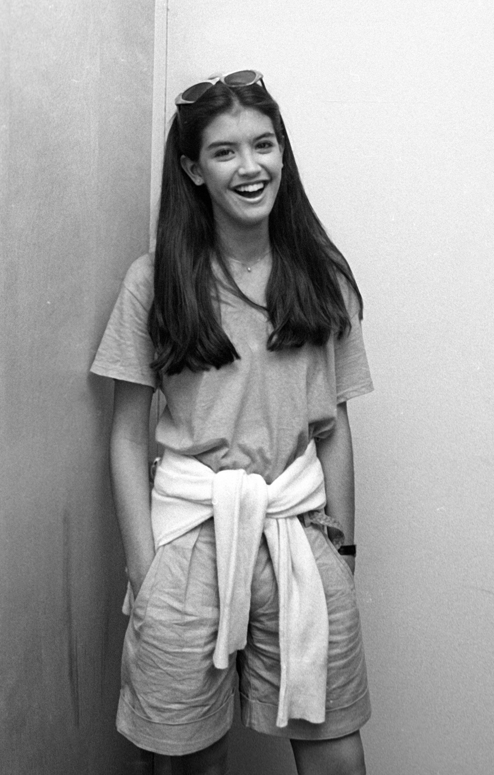 The actress posing at Beaumont Modeling Agency Anniversary Party on July 31, 1979 | Source: Getty Images