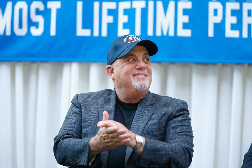 Billy Joel attending the celebration of his 100th lifetime show at Madison Square Garden  in New York City in July 2018. I Image: Getty Images. 