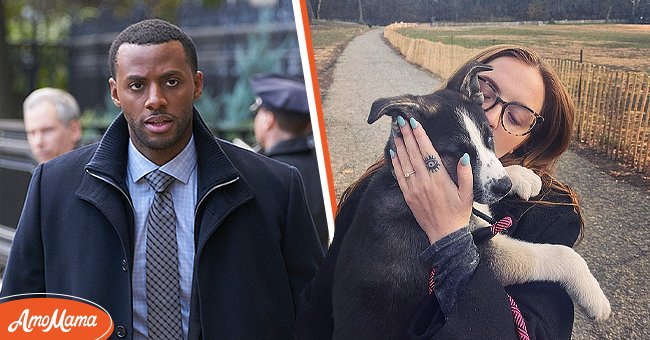 Actor Jordan Johnson-Hinds who plays Oliver on "Suits." [Left] The actor recently proposed to his long-time girlfriend Hailey Kissee [Right] | Source: Getty Images and Instagram.com/officialjordanjohnsonhinds