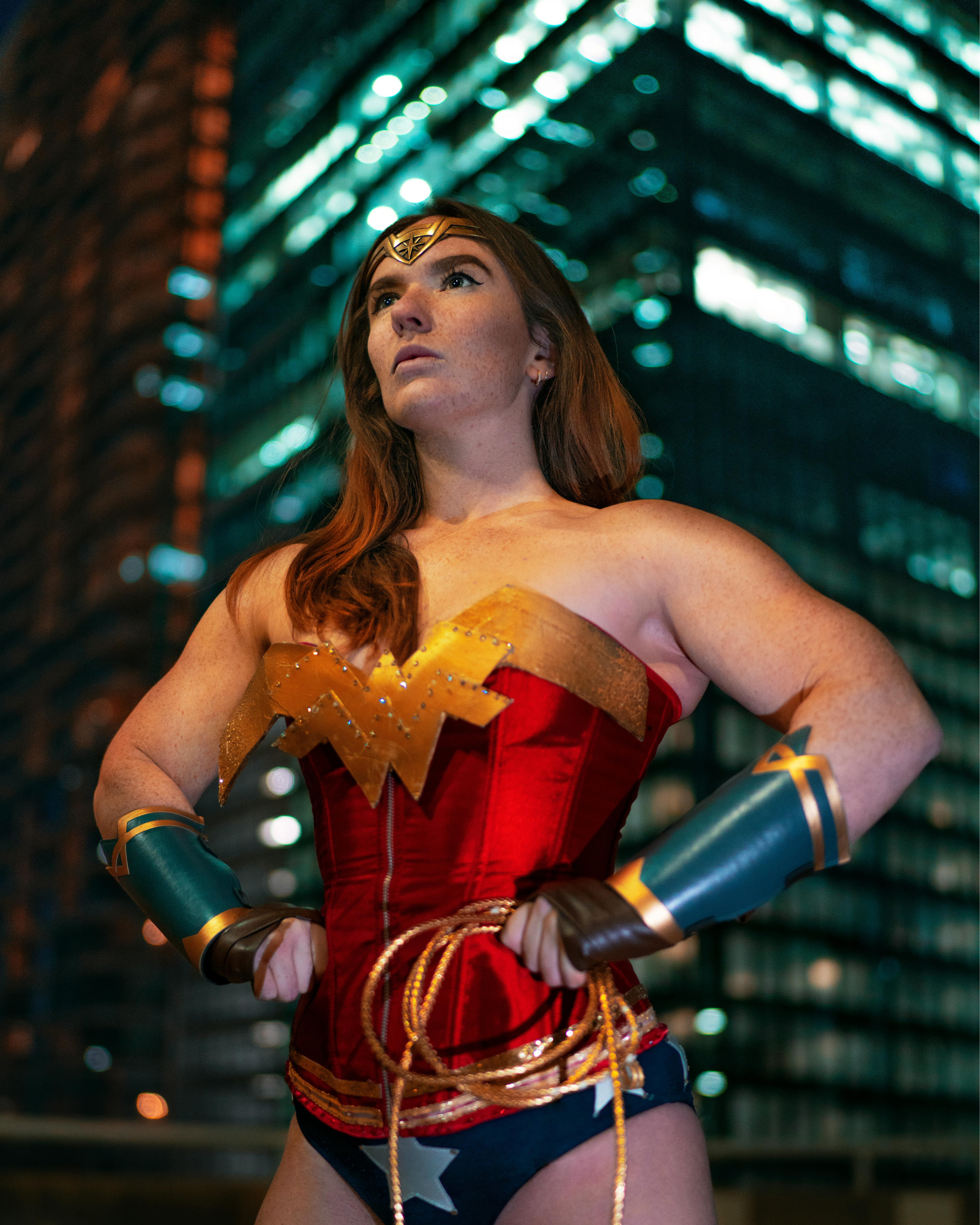 Woman cosplaying Wonder Woman | Source: Pexels