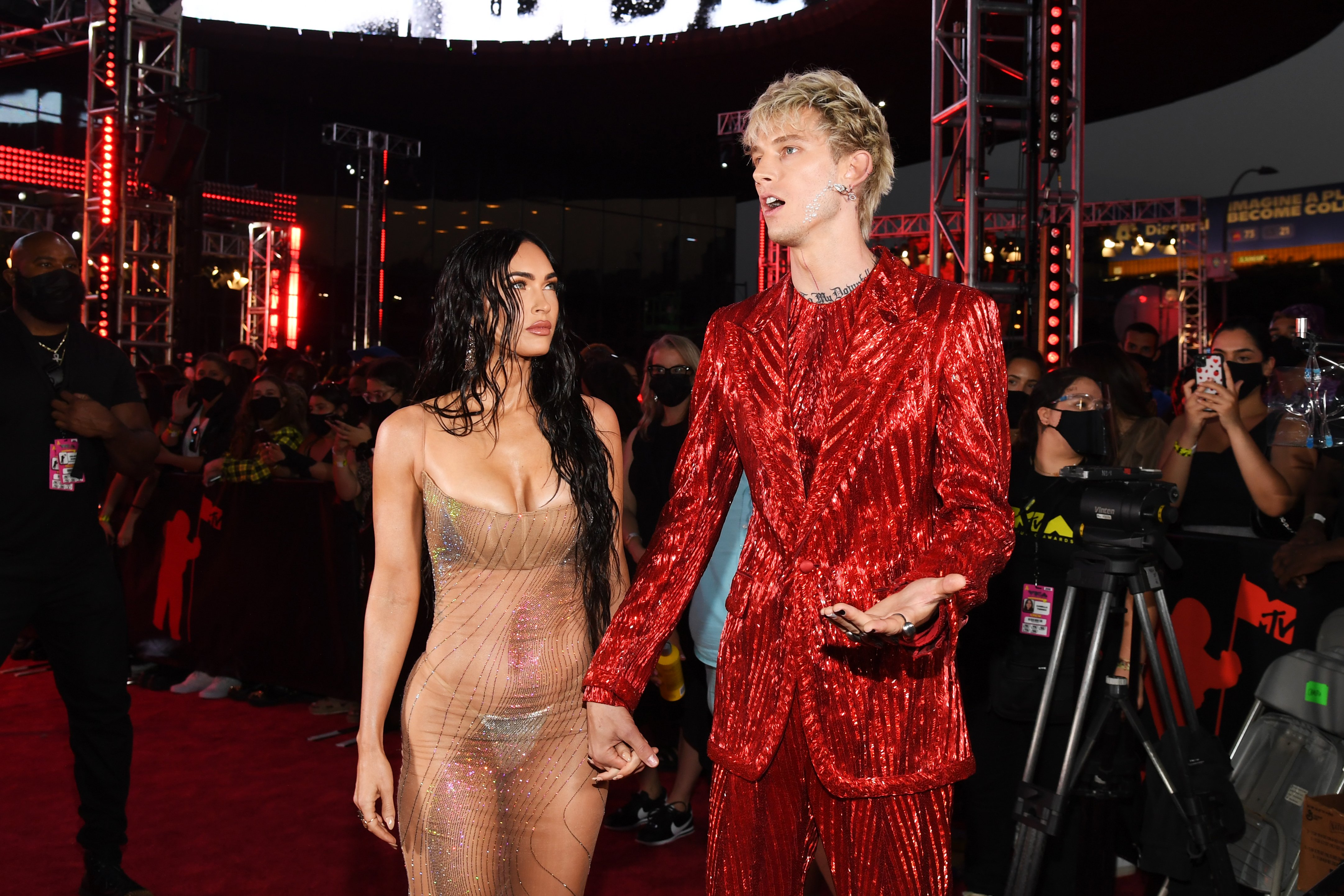 Megan Fox and Machine Gun Kelly on September 12, 2021 in New York City | Source: Getty Images