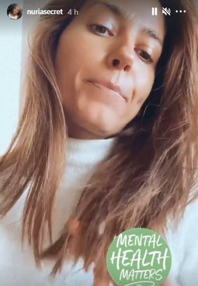 Publicación de Nuria Marín en sus historias de Instagram. | Foto: Captura de Instagram.com/nuriasecret