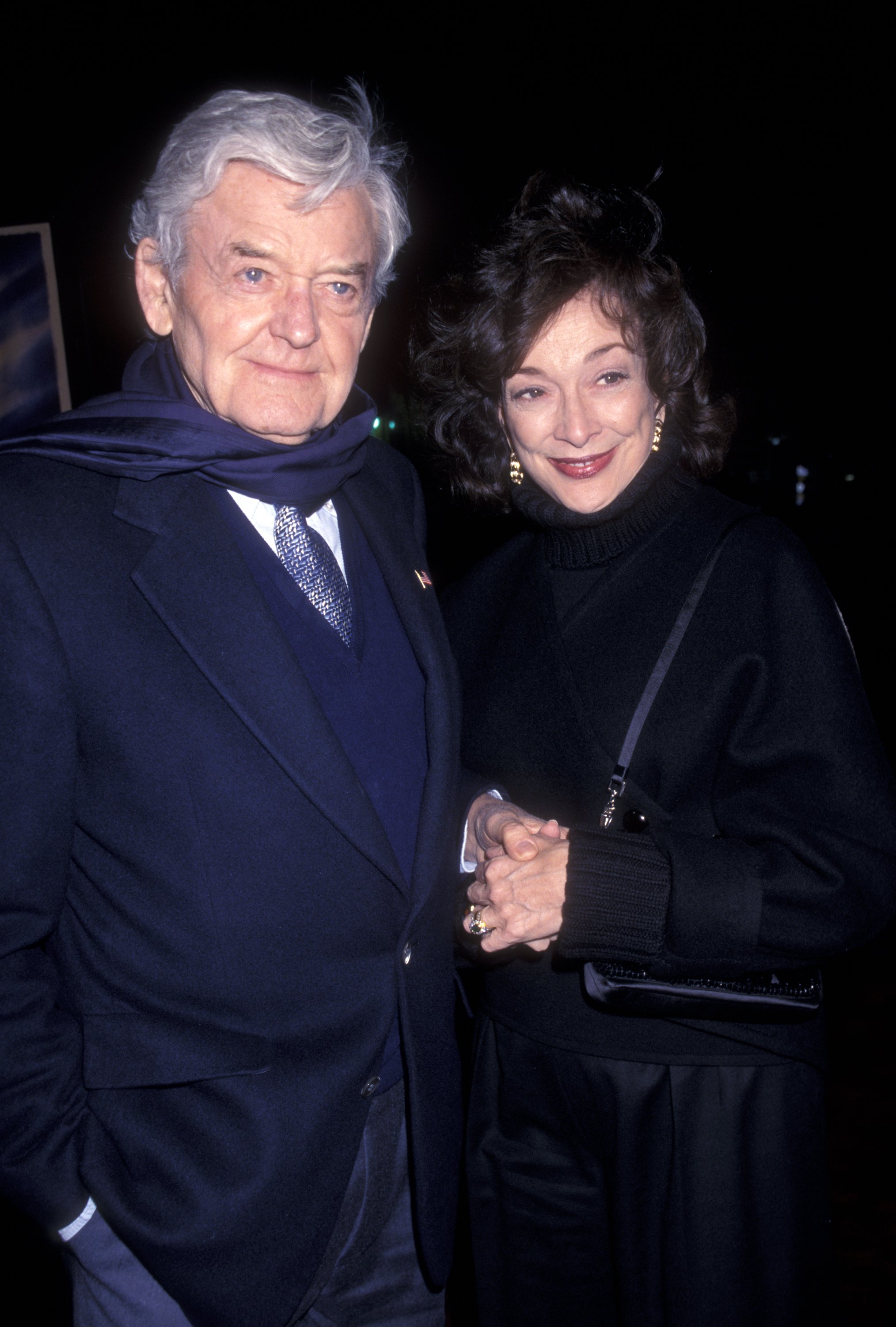 Actor Hal Holbrook and wife Dixie Carter attending the world premiere of "The Majestic."  Source | Photo: Getty Images