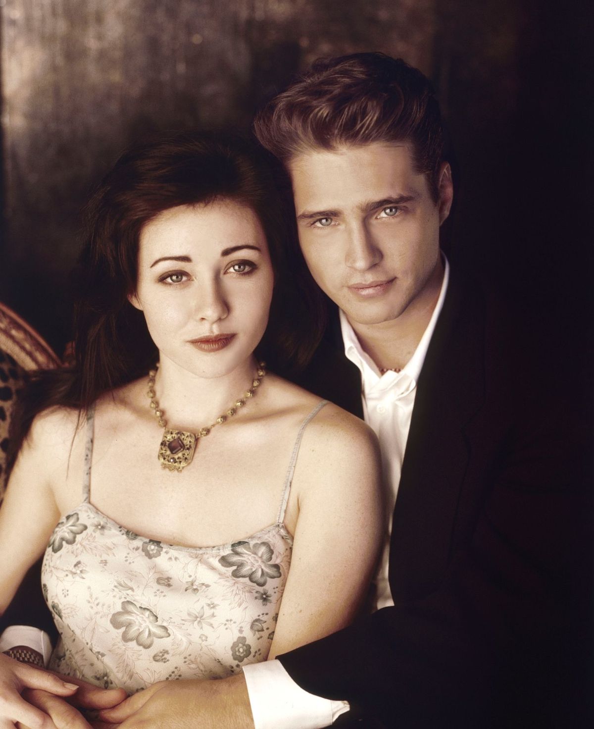 Shannen Doherty et Jason Priestley | Photo : Getty Images Shannen Doherty et Jason Priestley | Photo : Getty Images