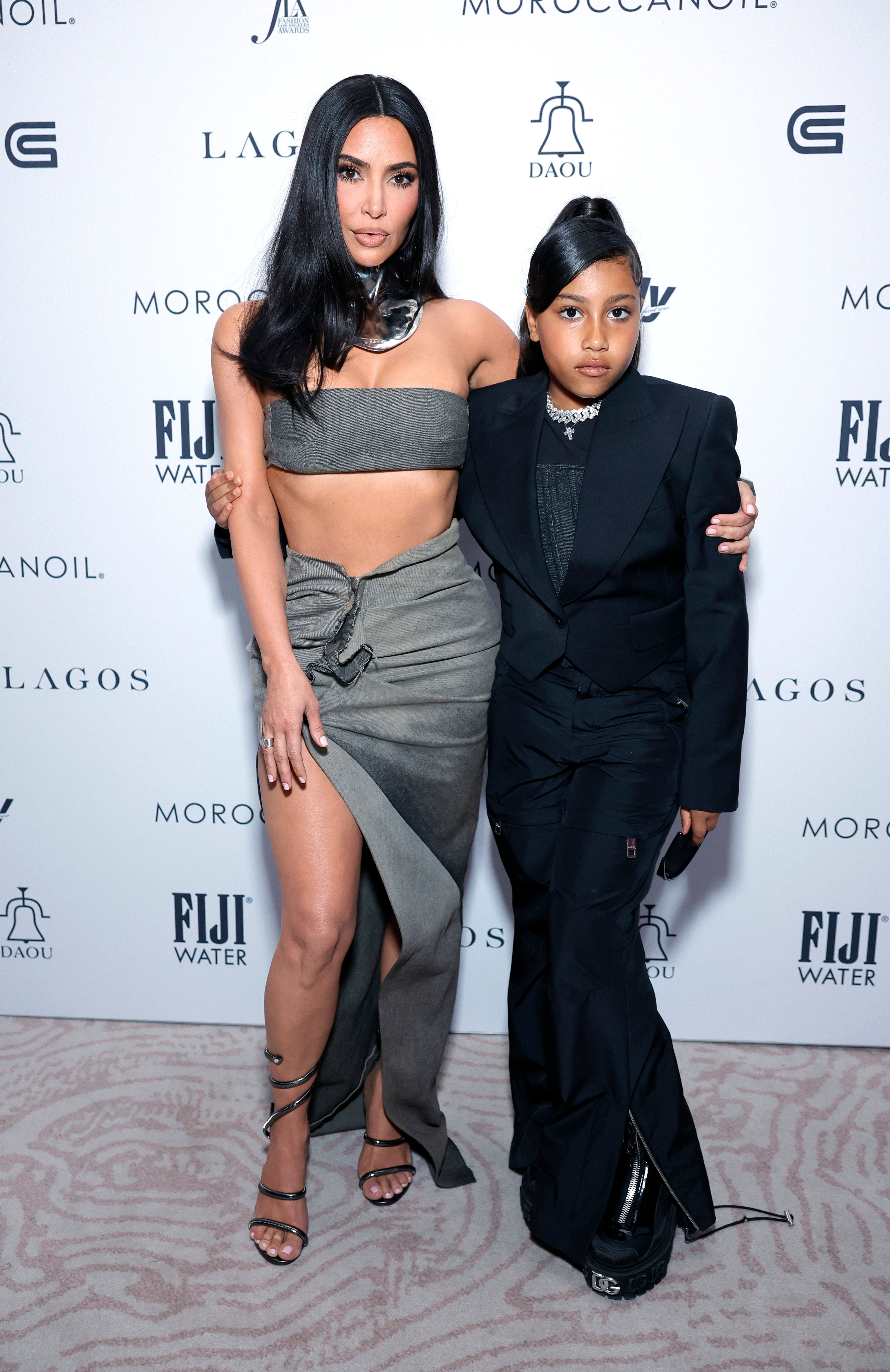 Kim Kardashian and North West at The Daily Front Row's Seventh Annual Fashion in Los Angeles, California on April 23, 2023. | Source: Getty Images