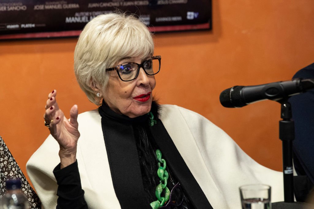 Concha Velasco en la presentación de 'El Funeral' en el Teatro Borras, el 11 de febrero de 2020 en Barcelona, España. | Foto: Getty Images