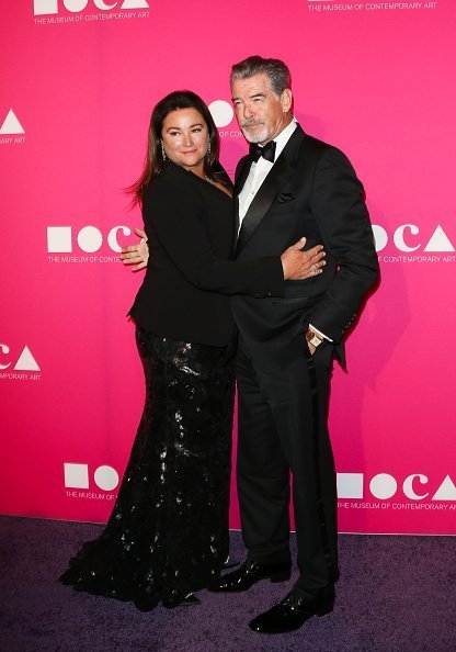 Pierce Brosnan and Keely Shaye Smith at the MOCA Gala 2017 on April 29, 2017 | Photo: Getty Images