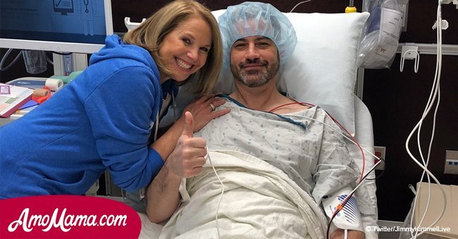 Jimmy Kimmel undergoes a colonoscopy with assistance from Katie Couric