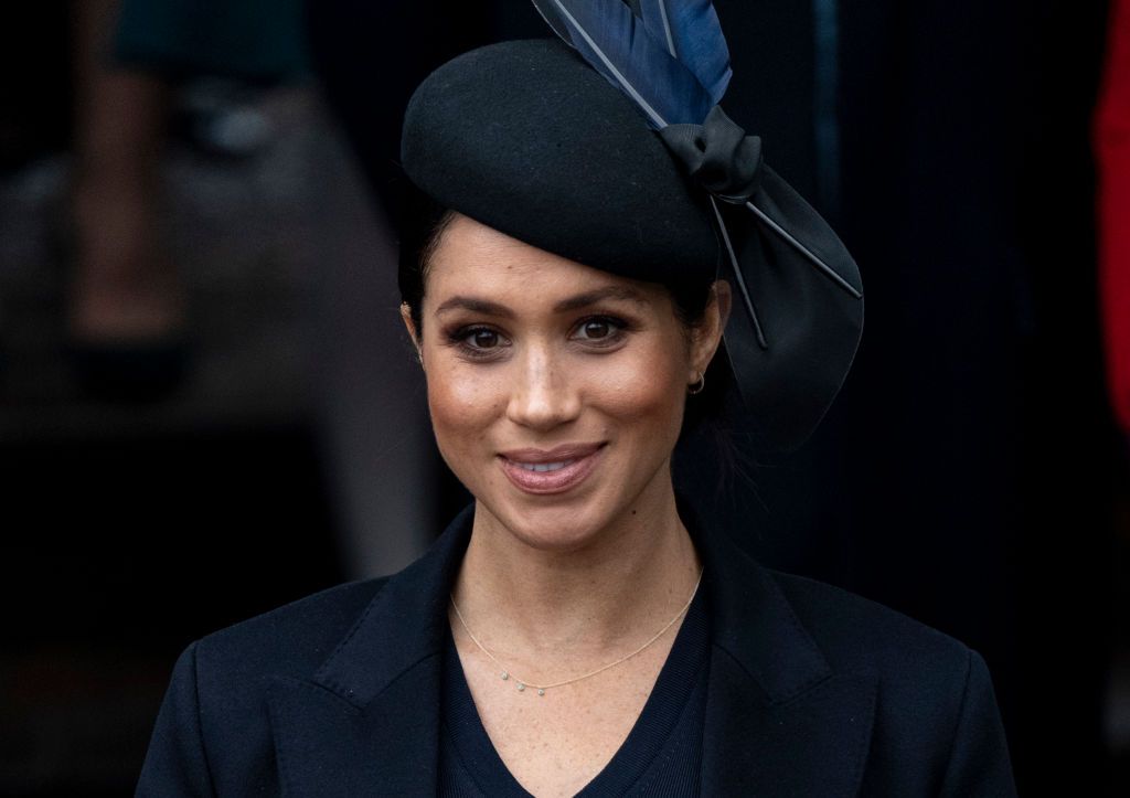 Duchess Meghan at the Christmas Day Church service at Church of St Mary Magdalene on December 25, 2018, in King's Lynn, England | Photo: UK Press Pool/Getty Images