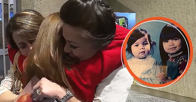 Hermanas se reencontraron con su madre después de muchos años. | Youtube/KMBC 9