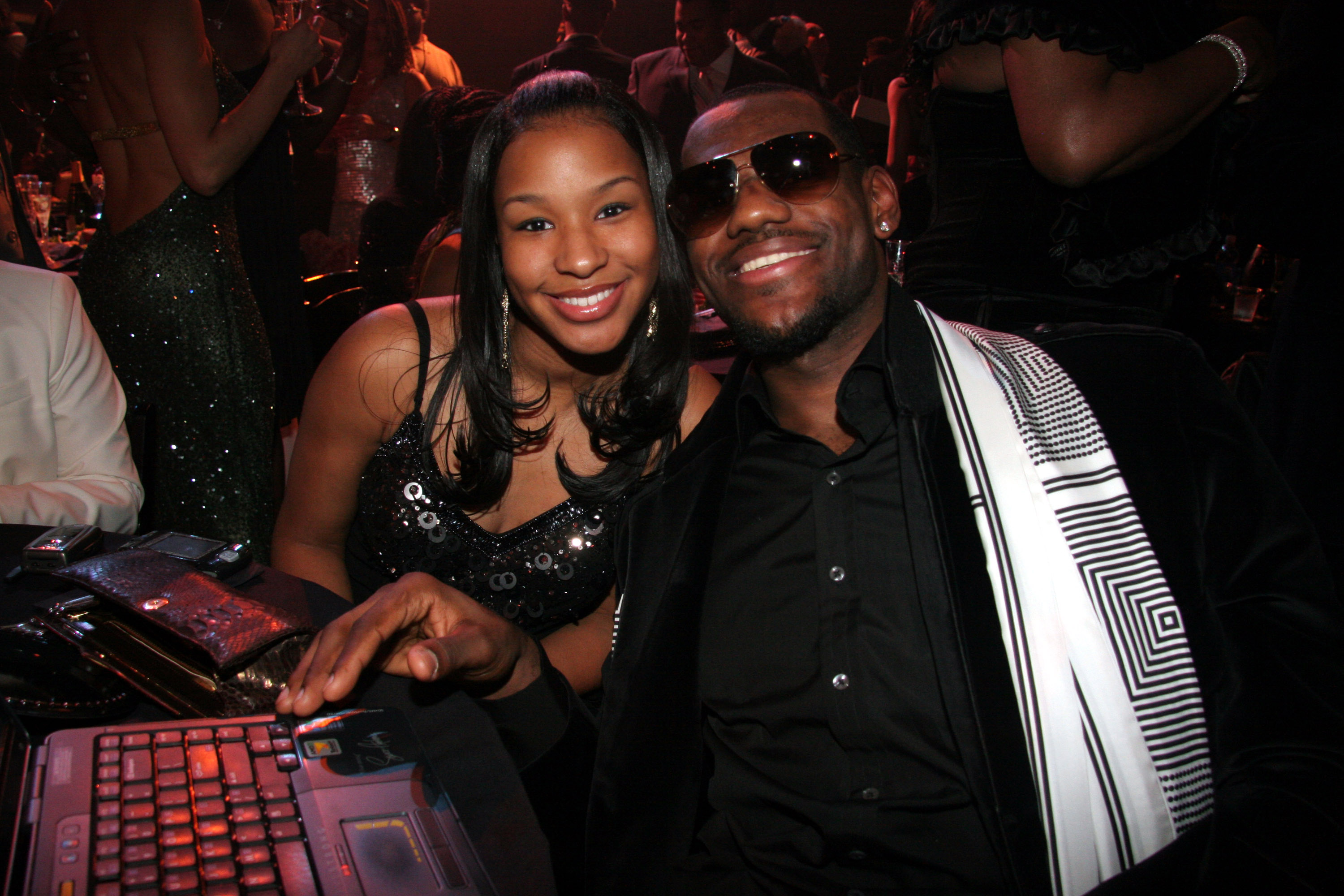 Savannah Brinson and LeBron James during New Year's 2006 in Detroit | Source: Getty Images