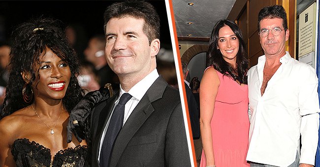 Sinitta Malone and Simon Cowell [left], Lauren Silverman and Simon Cowell [right] | Photo: Getty Images