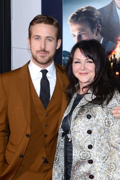 Ryan Gosling and Donna Gosling at Grauman's Chinese Theatre on January 7, 2013 in Hollywood, California. | Photo: Getty Images