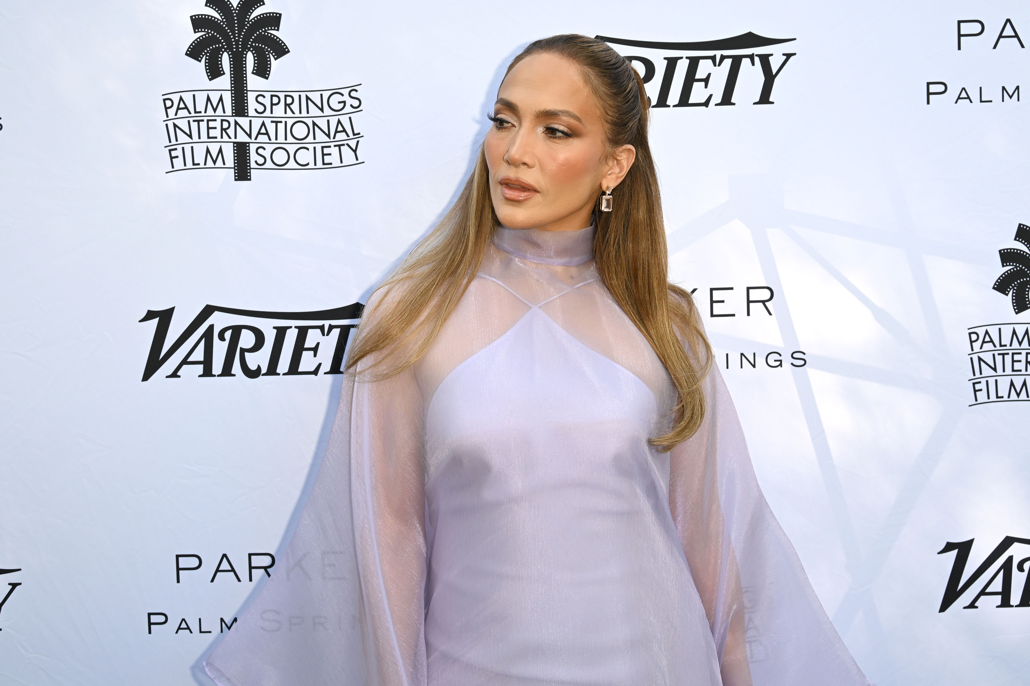 Jennifer Lopez at the Variety's 10 Directors To Watch and Creative Impact Awards at the Palm Springs International Film Festival 2025 in Palm Springs, California, on January 4, 2025 | Source: Getty Images