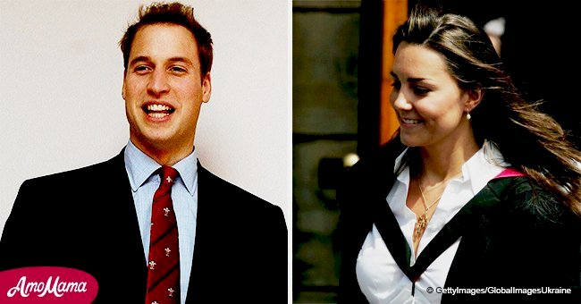 Hilarious video of Prince William awkwardly answering a question about Kate after their breakup