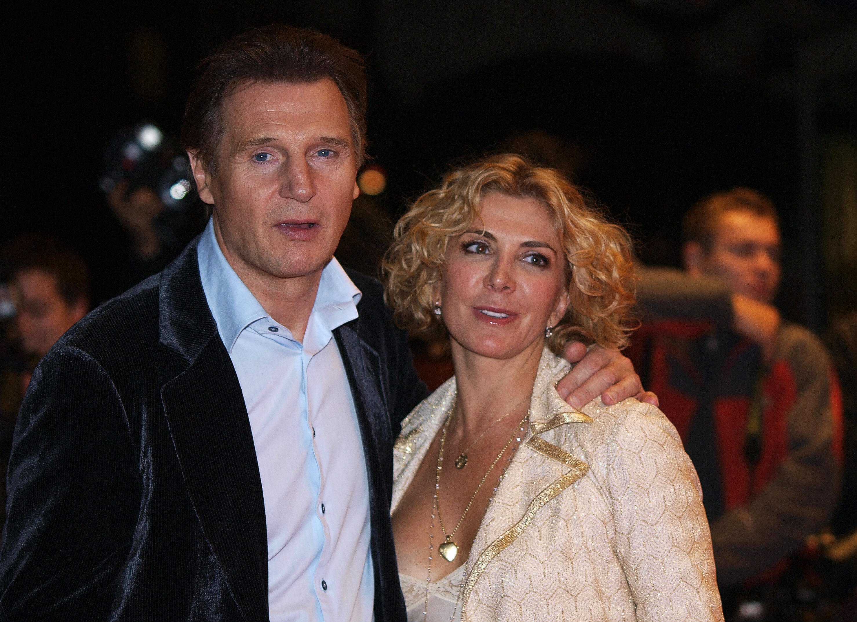 Liam Neeson and Natasha Richardson in London in 2008 | Source: Getty Images