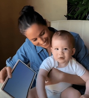 Archie pictured with his mother, Meghan Markle, in a trailer for Prince Harry's docuseries, "The Me You Can't See." | Photo: YouTube/Apple TV