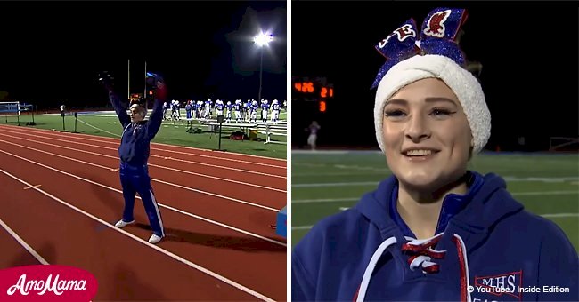 Girl became the only cheerleader at her school - and she really knows how to deal with it