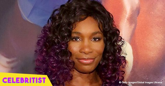 Venus Williams shows off curvy body in flowy orange dress during photoshoot