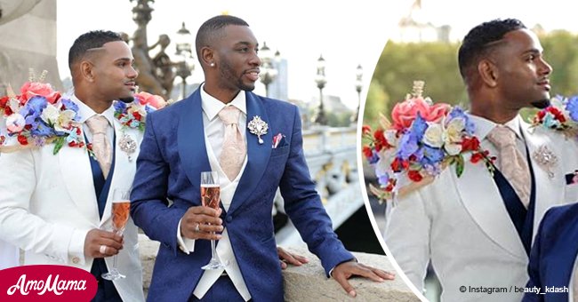 Gay couple's expensive wedding gained popularity after this groom's regal cape stole the show