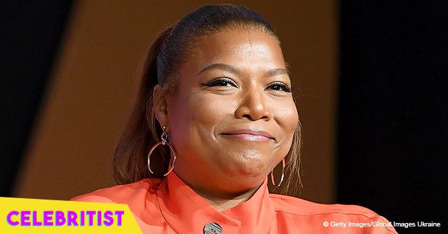 Queen Latifah rocks hair bun and long black dress in recent pictures  