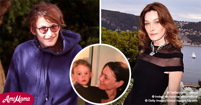 Carla Bruni félicite son fils à l'occasion de son 18ème anniversaire