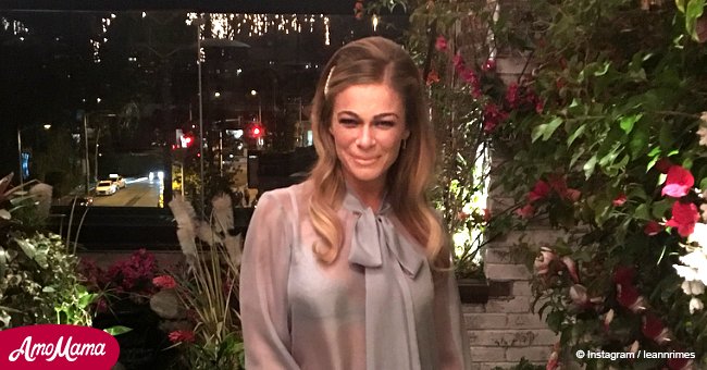 LeAnn Rimes shows off her perfect figure in gorgeous see-through dress