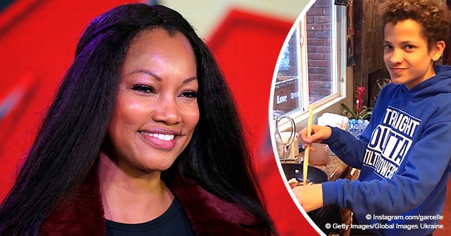 Garcelle Beauvais grabs attention with video of her curly-haired twin son dancing while cooking